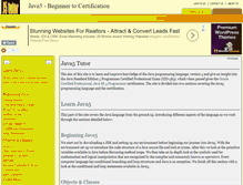 Tablet Screenshot of java5tutor.info